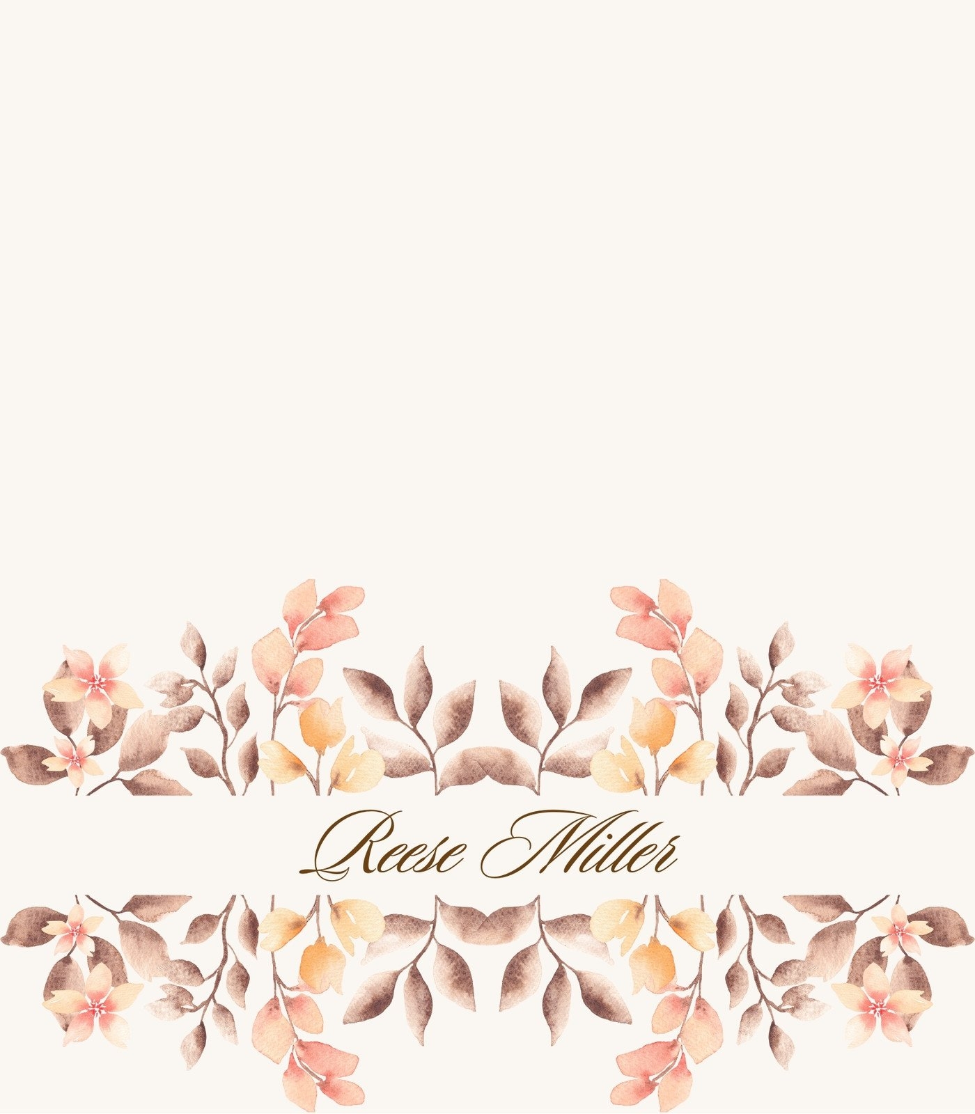 Page 7 Free Printable Custom Place Card Templates Canva