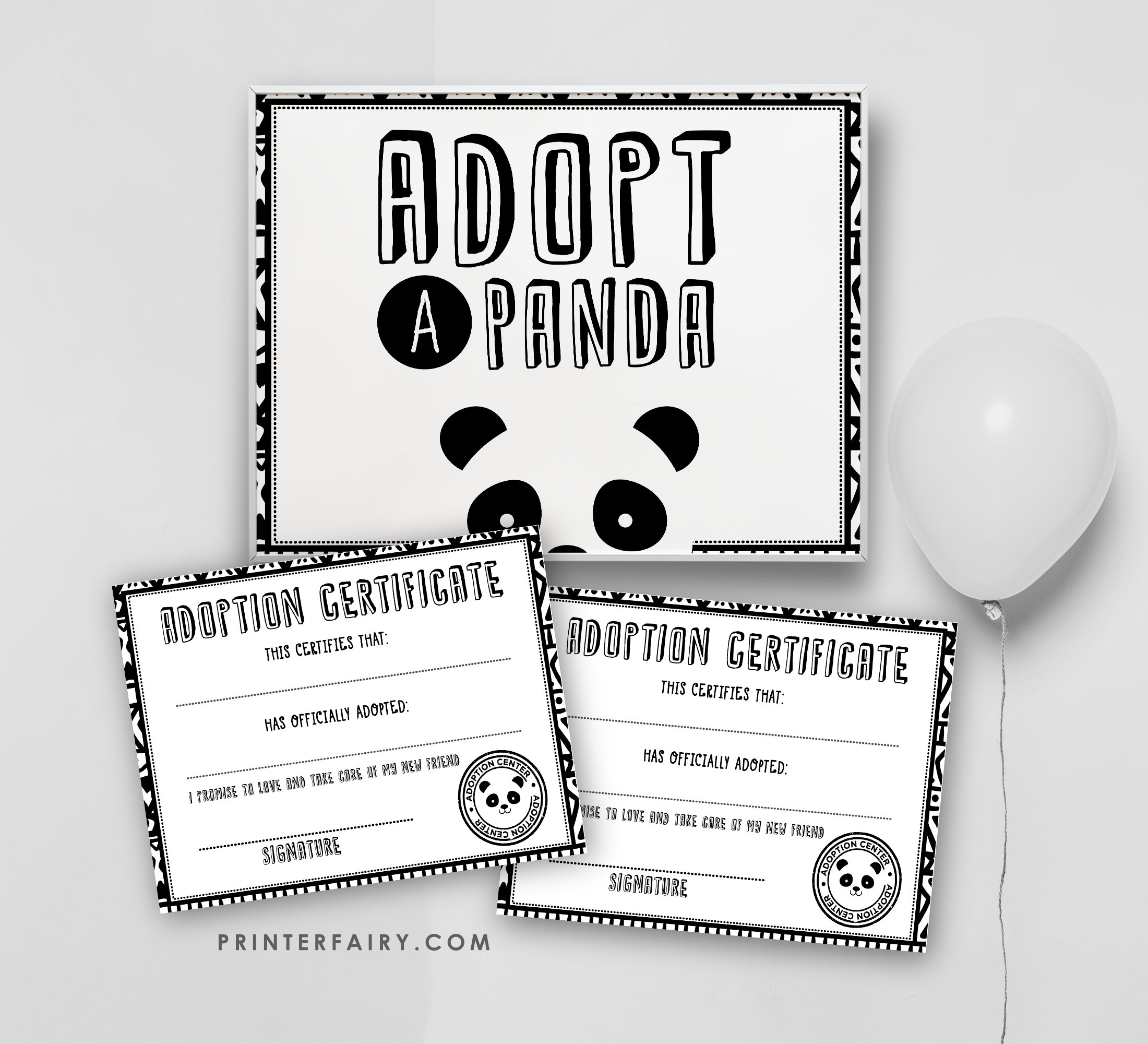 Panda Birthday Party Panda Adoption Certificate Panda Birthday Printables Panda Birthday Decorations INSTANT DOWNLOAD Etsy Panda Birthday Party Panda Adoption Certificate Panda Birthday Printables Panda Birthday Decorations INSTANT DOWNLOAD Etsy
