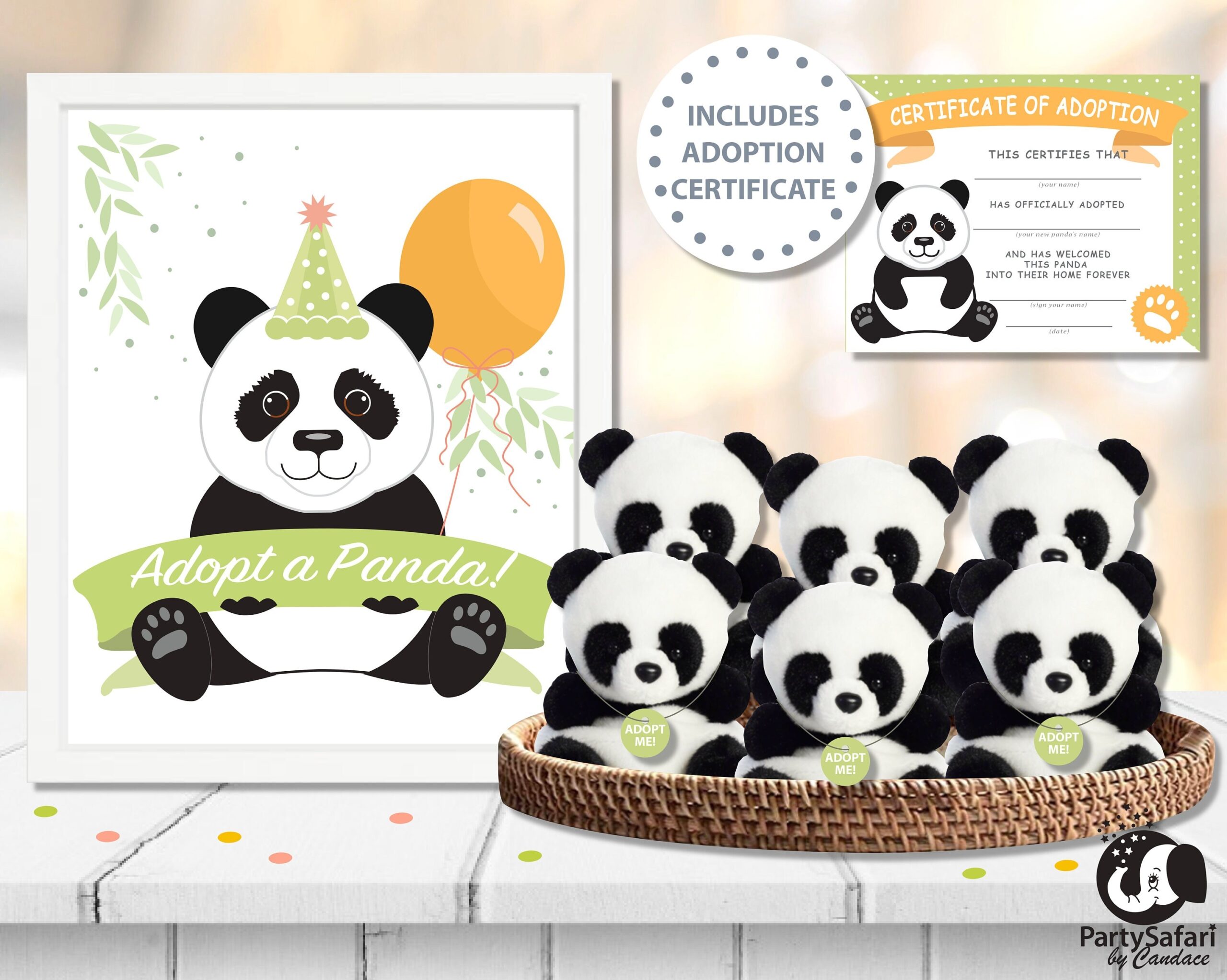 Printable Adoption Panda Certificate Printable Adoption Panda Certificate