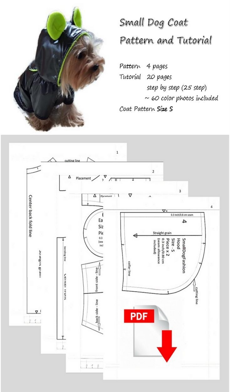 PDF dogclothes patterns Coat Pattern For Dog DIY Dog Clothes Coat DIY For Dog smalldog Clothes Pattern For Small Dog Waterproof Coat scheduled Via Http www tailwindapp utm source pinterest utm medium twpin 