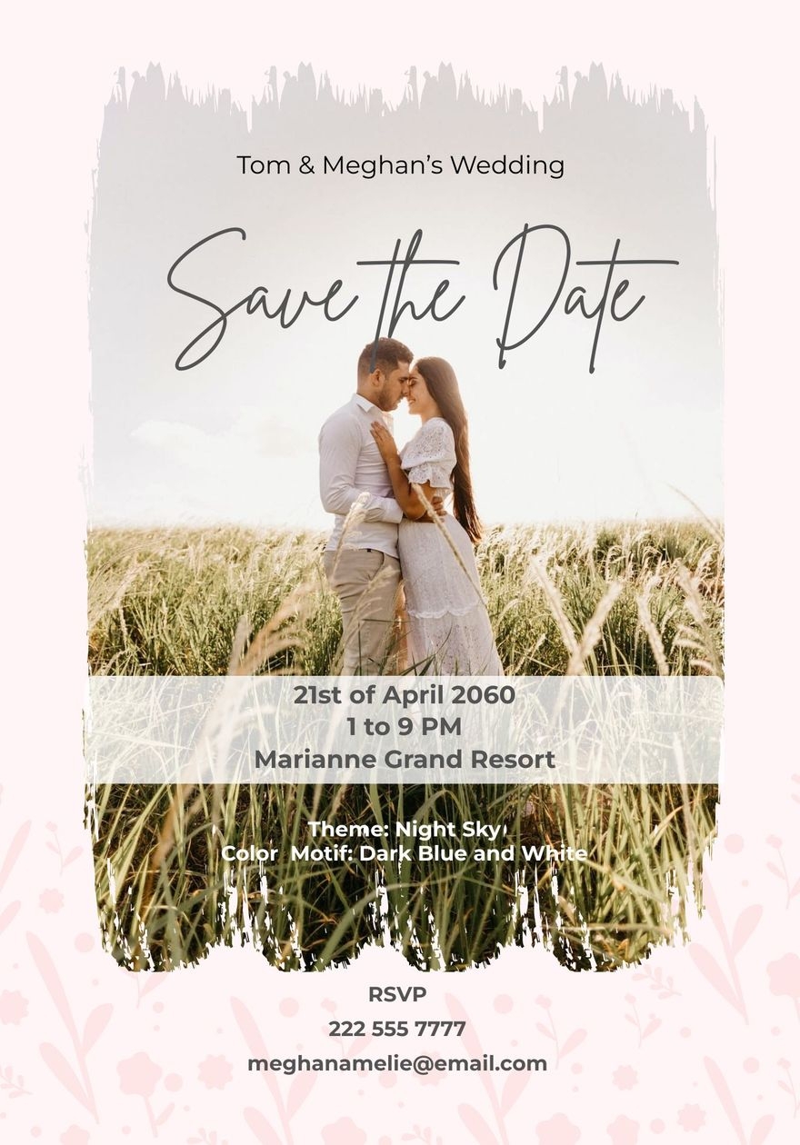 Free Photo Save The Date Templates Printable