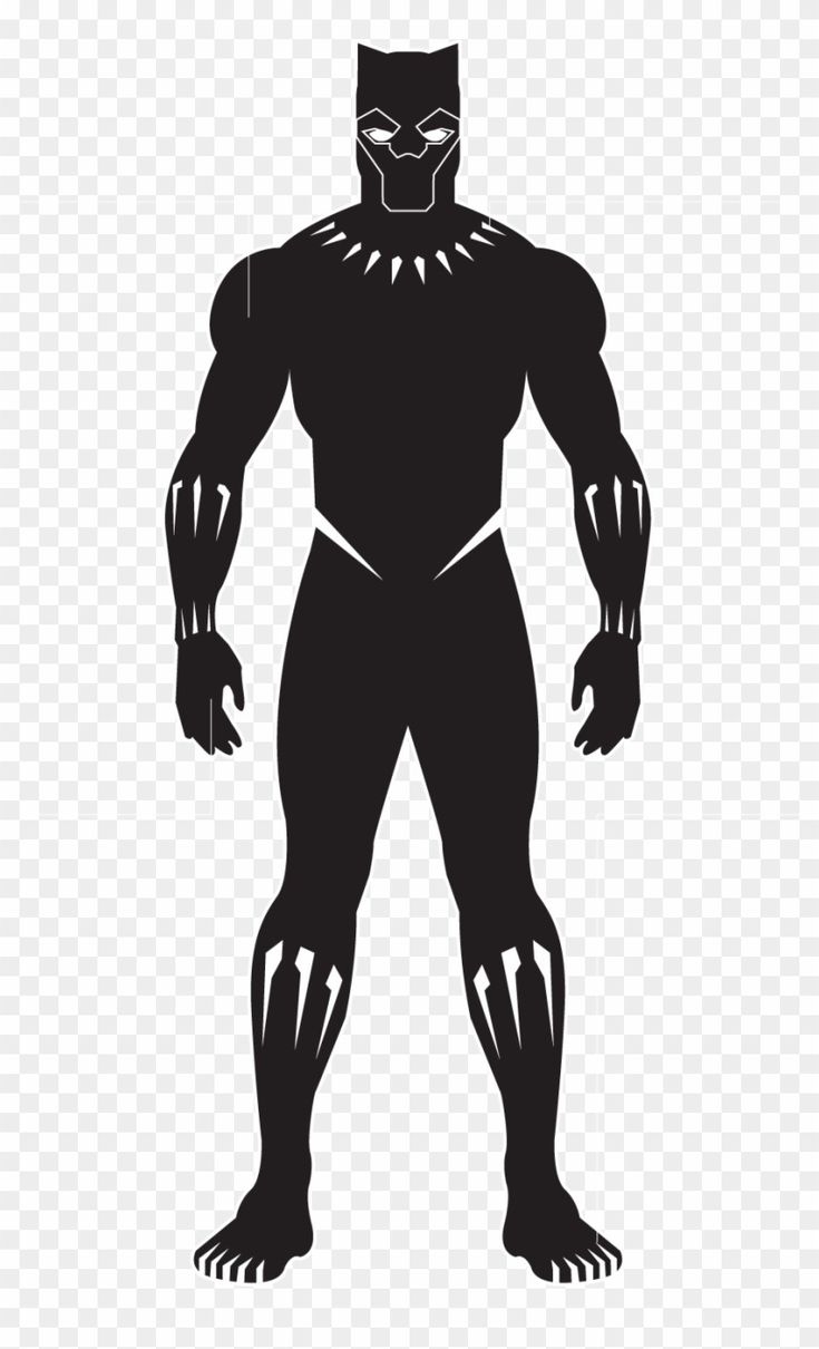 Pin By H ctor Salas On Superheroes Superhero Silhouette Black Panther Marvel Avengers Wall Art