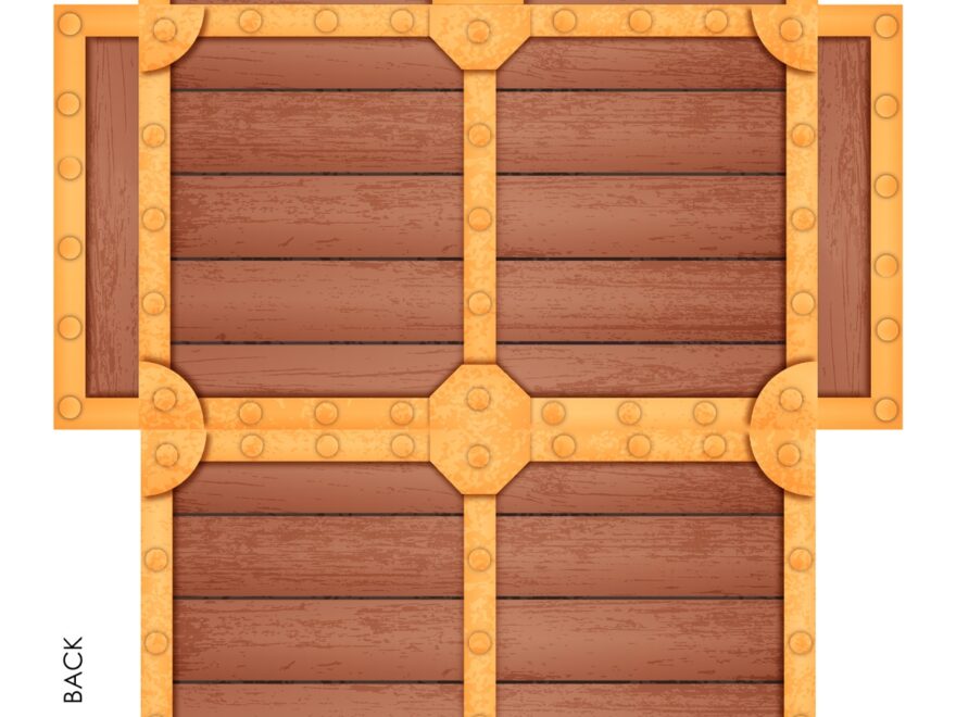 Pirate Treasure Chest Template Make Your Own Paper Treasure Chest