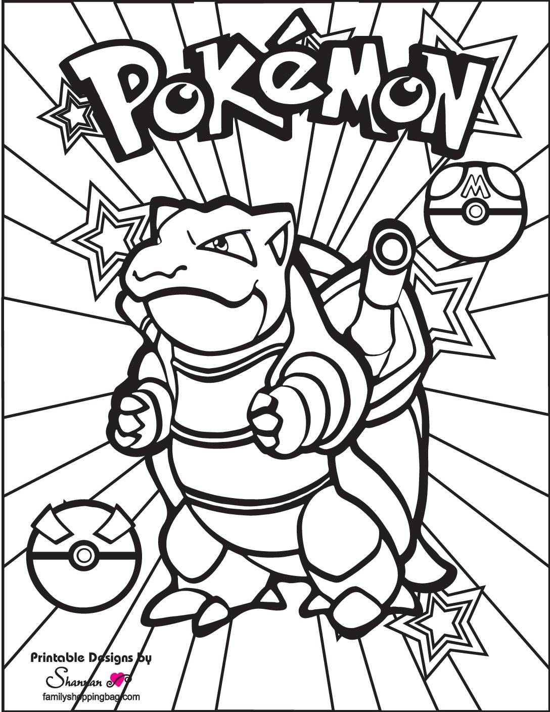 Pokemon Coloring Page 4