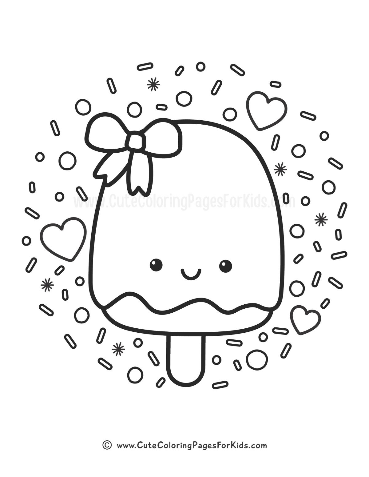 Free Printable Popsicle Coloring Pages