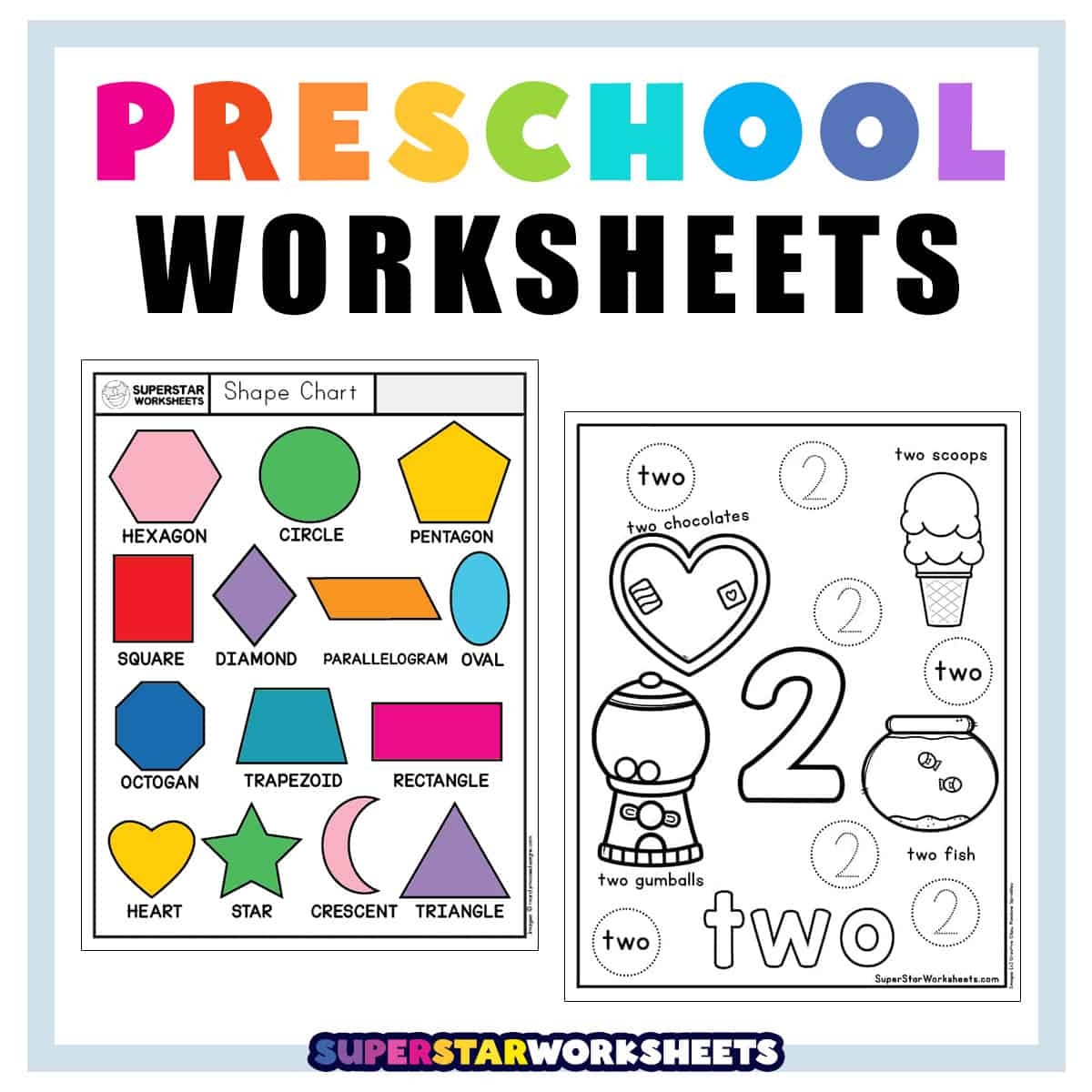 Free Printable Preschool Work For 4 Year Olds