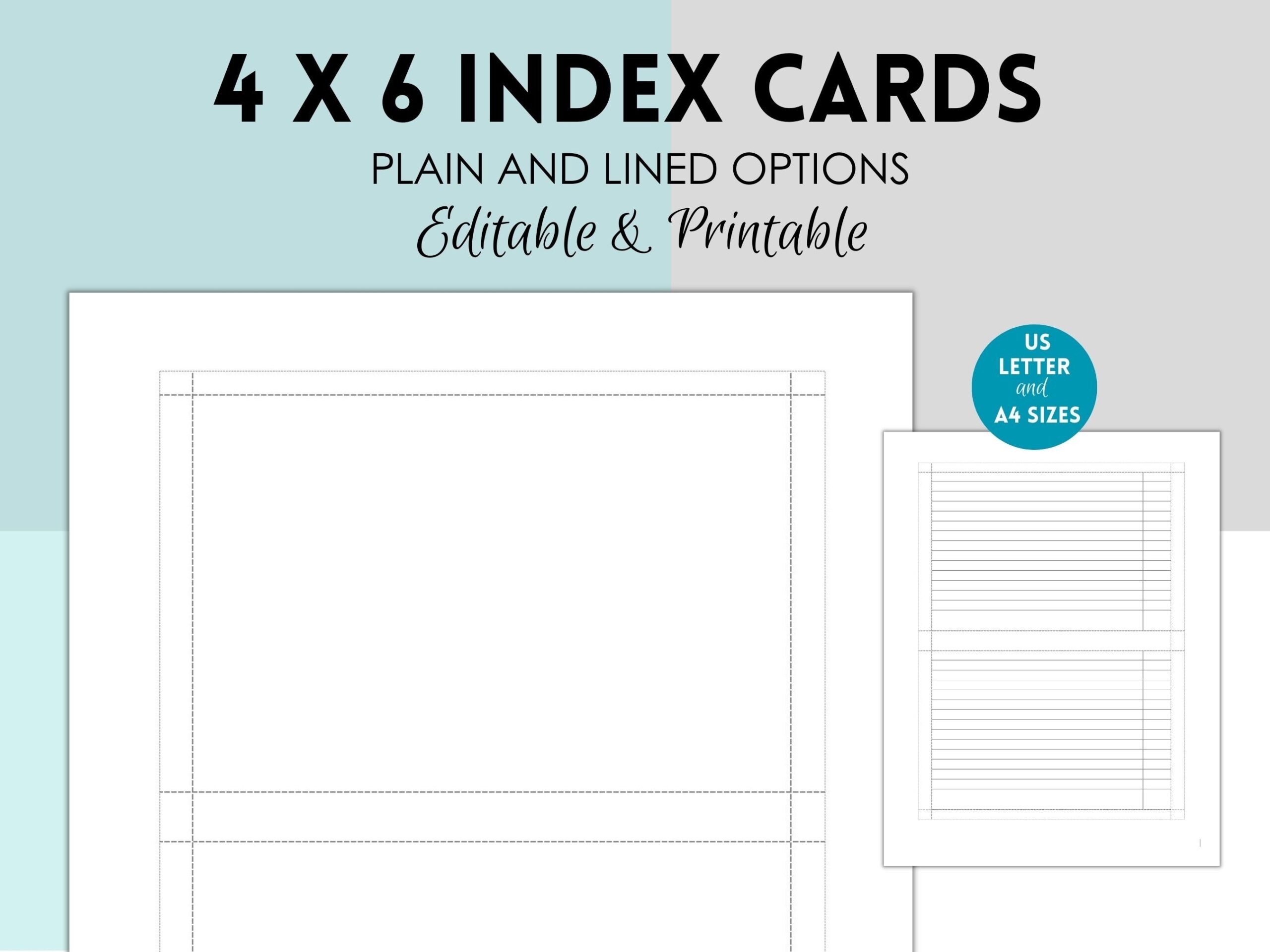 Printable 4x6 Index Card Printable Note Cards Printable Index Cards Blank Index Cards Index Card PDF Index Card Template flash Cards Etsy Printable 4x6 Index Card Printable Note Cards Printable Index Cards Blank Index Cards Index Card PDF Index Card Template flash Cards Etsy