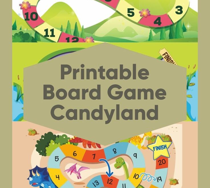 Printable Board Game Candyland