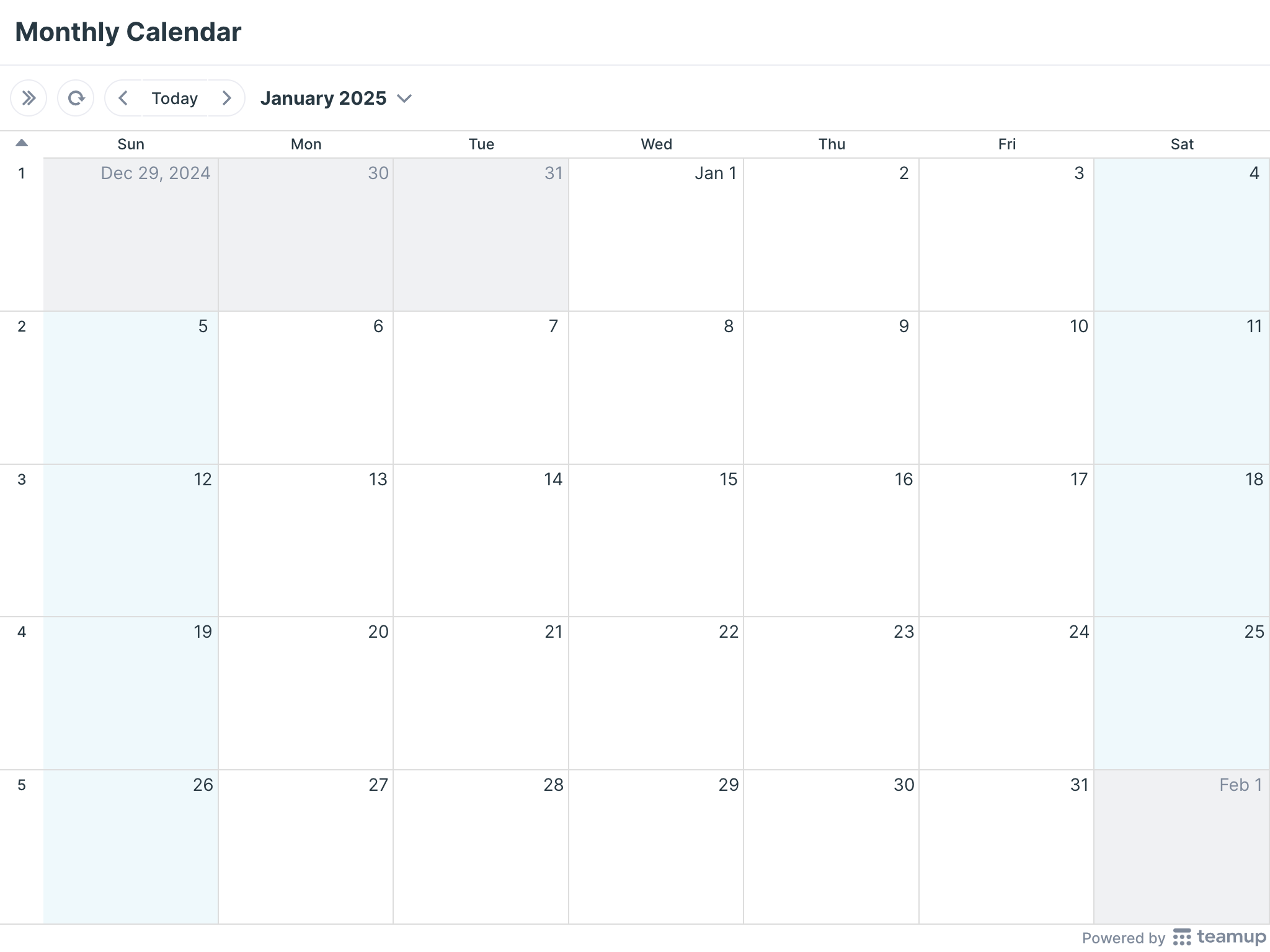 Printable Calendars Teamup Printable Calendars Teamup