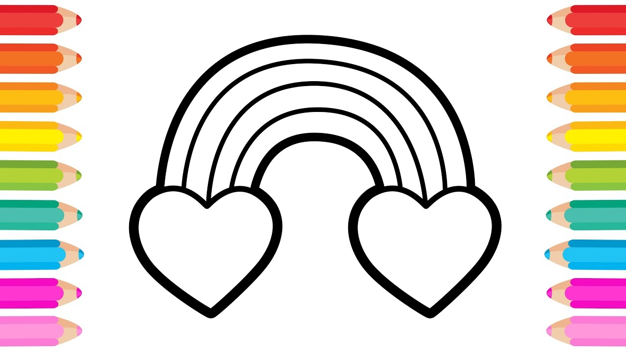 Printable Coloring Pages Rainbow Coloring Pages