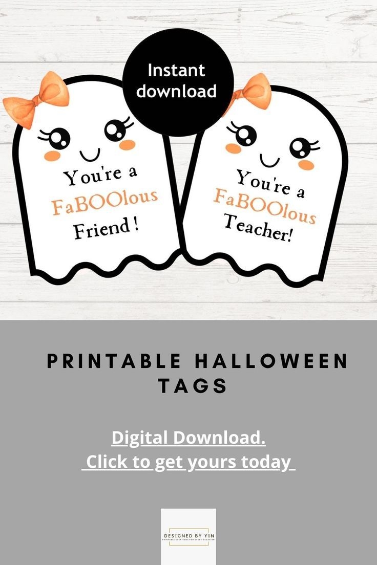 Printable Halloween Tags