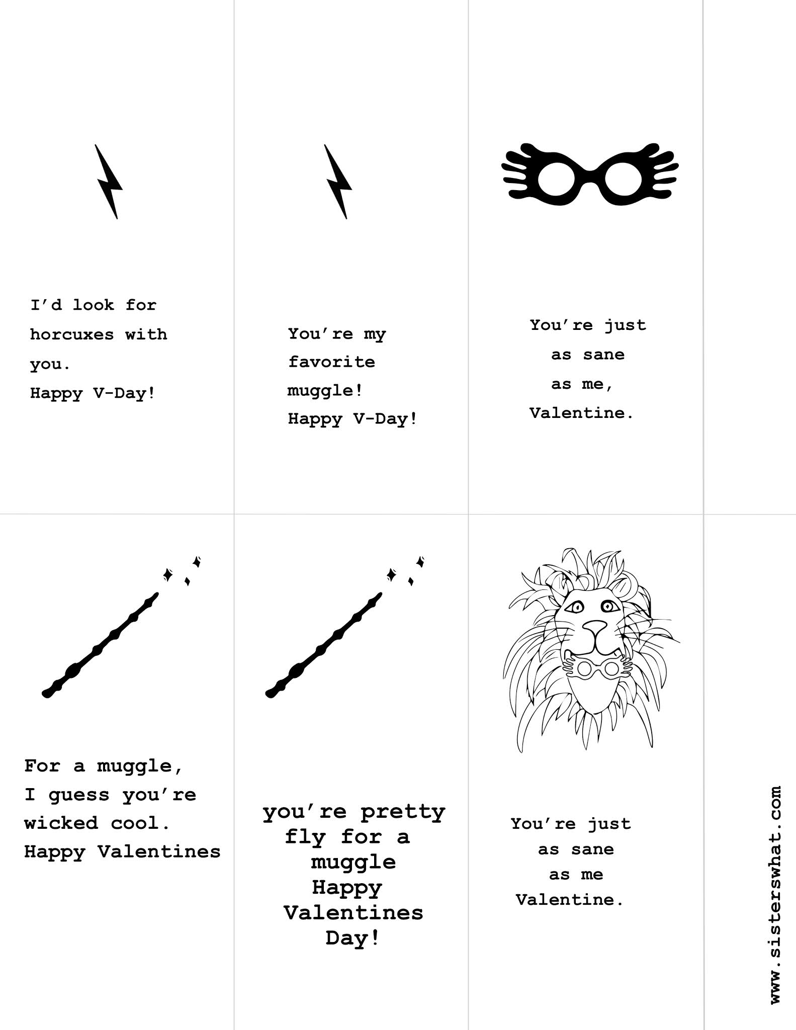 Printable Harry Potter Quote Bookmarks Set 2 Sisters What 