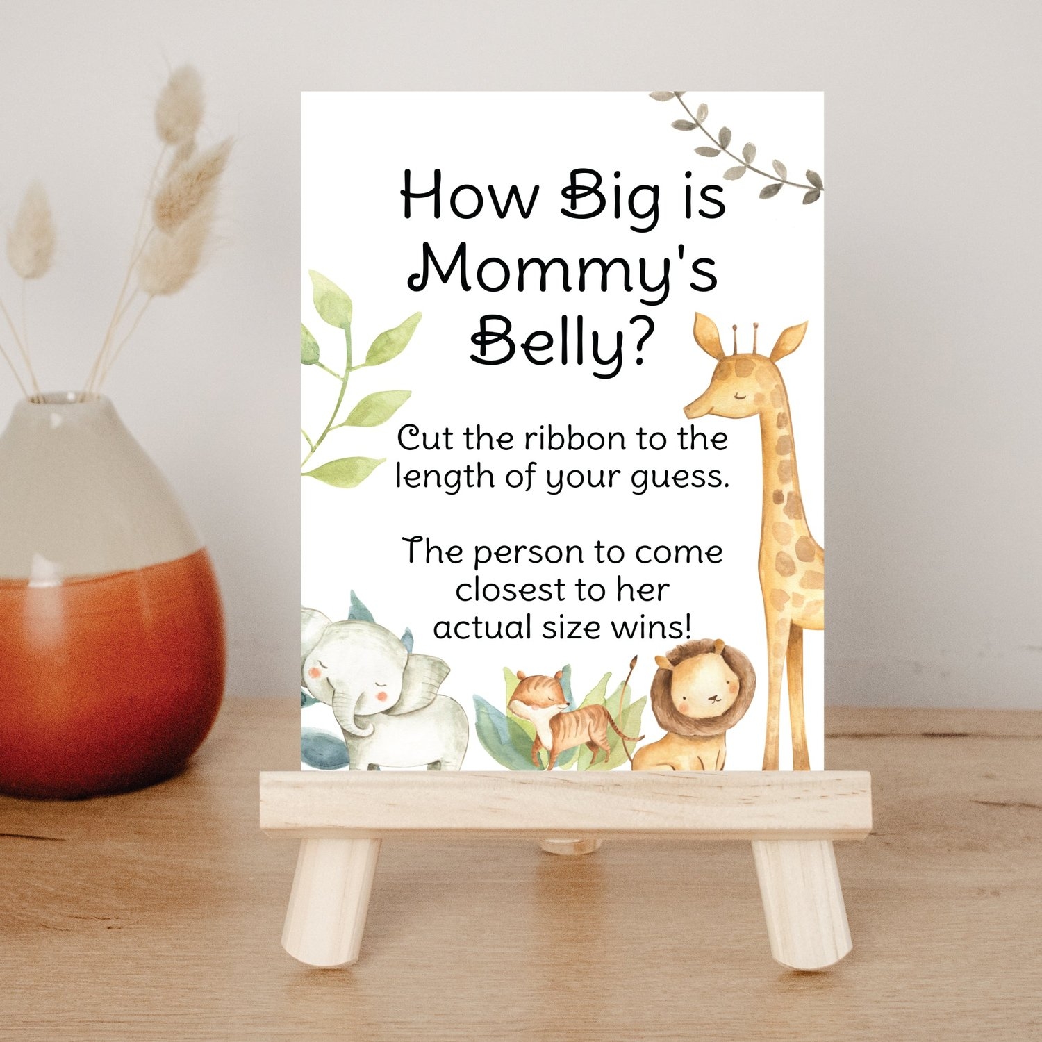 How Big Is Mommys Belly Printable Free