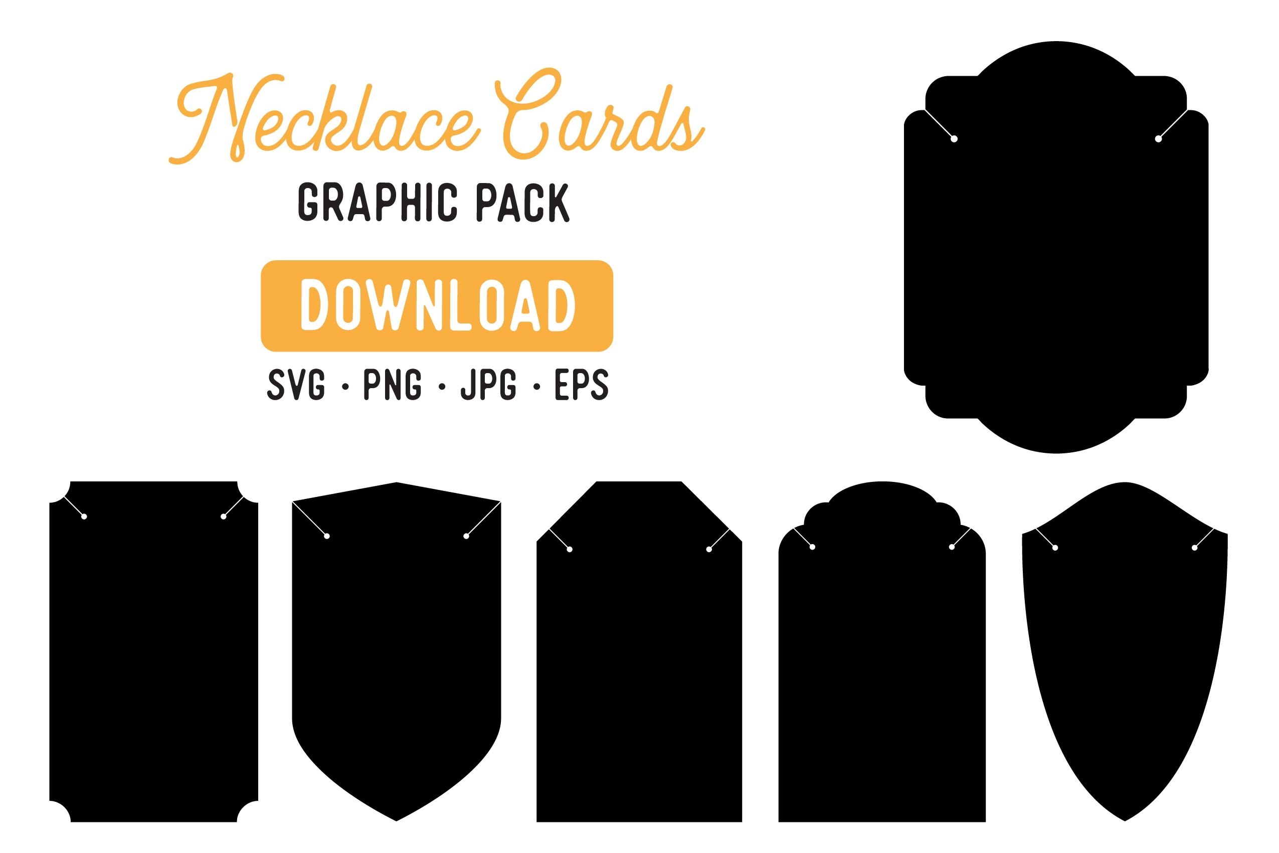 Printable Necklace Display Card Vector Graphic 291948 Printable Necklace Display Card Vector Graphic 291948