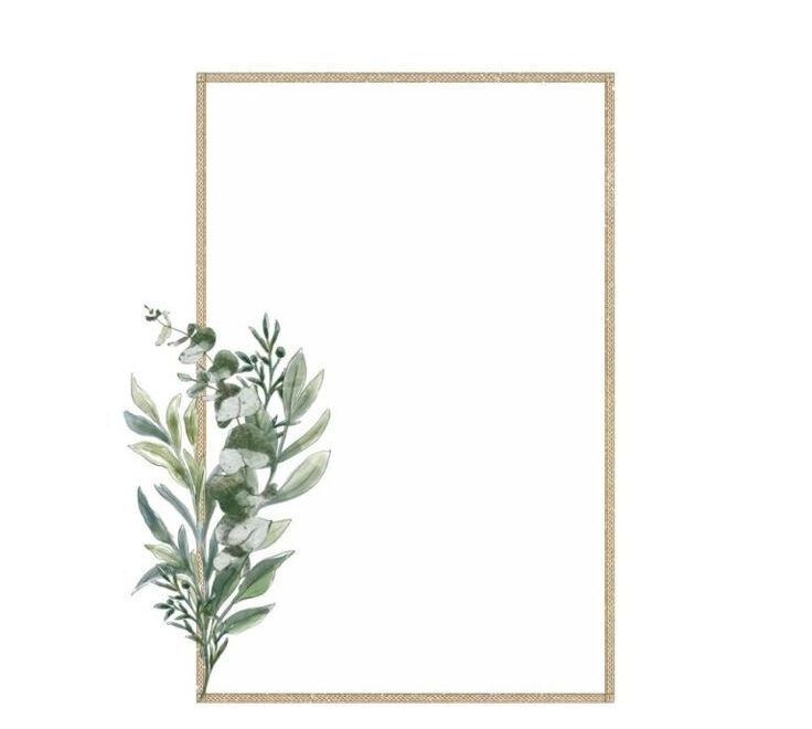 Printable Save The Date Templates Green Leaves Theme