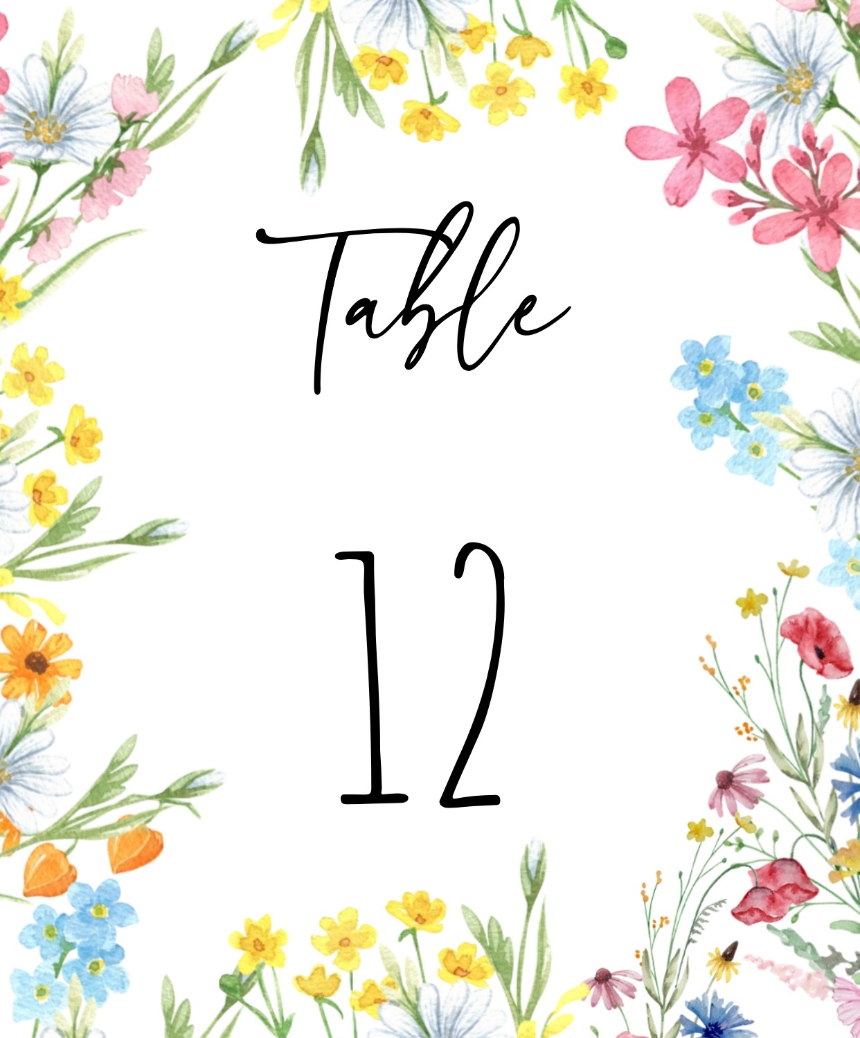 Printable Table Numbers 1 30 Instant Download A Step by Step Guide For Wedding Seating