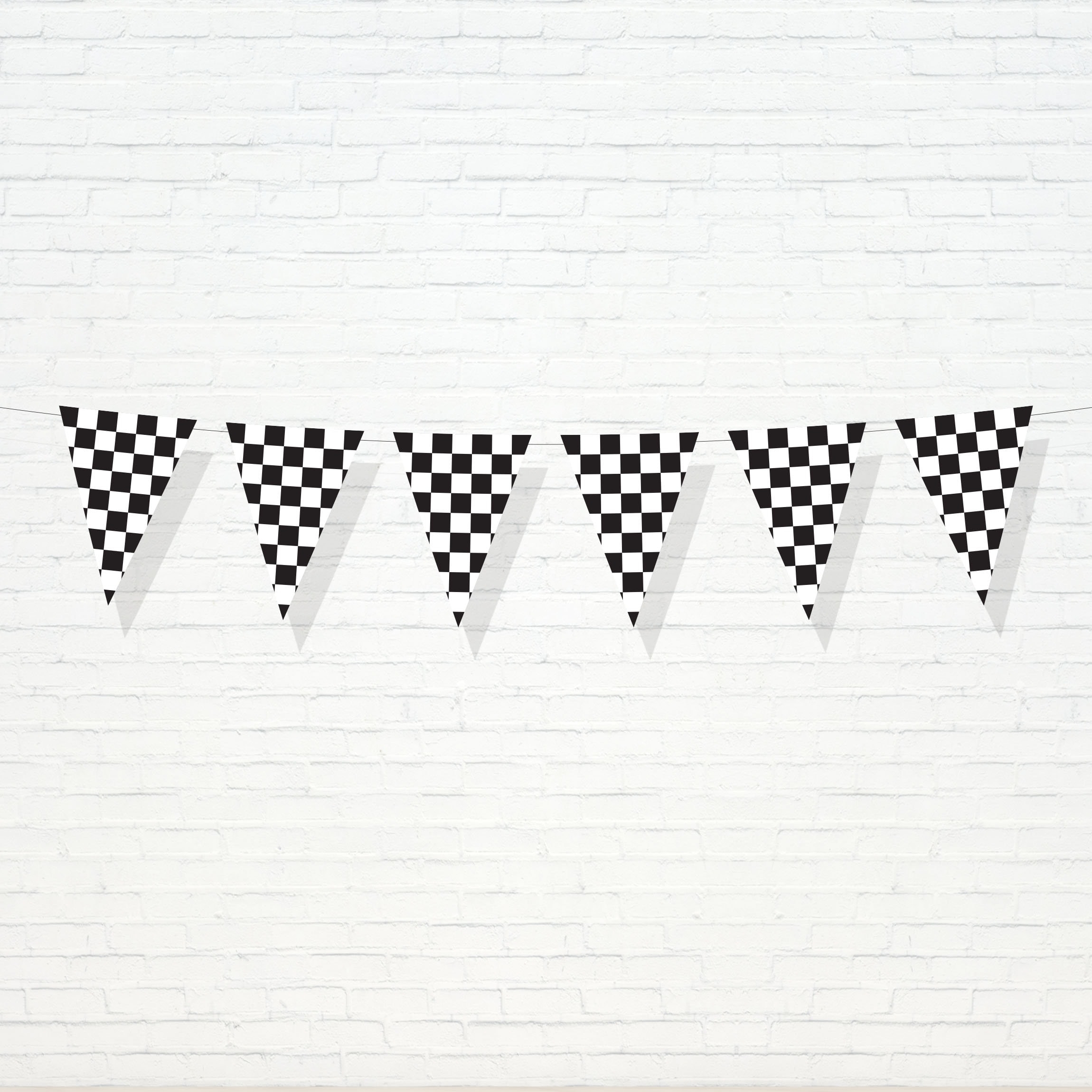 Racing Flags Banner Printable Vintage Race Car Checkered 1st Birthday Bunting Banner Around The Track Boy s First Party Decor 0067 Etsy