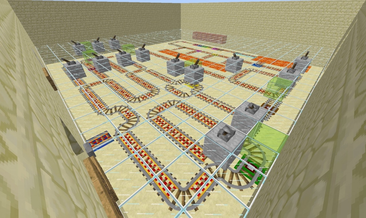 Rail World A World Full Of Minecart Puzzles Minecraft Map