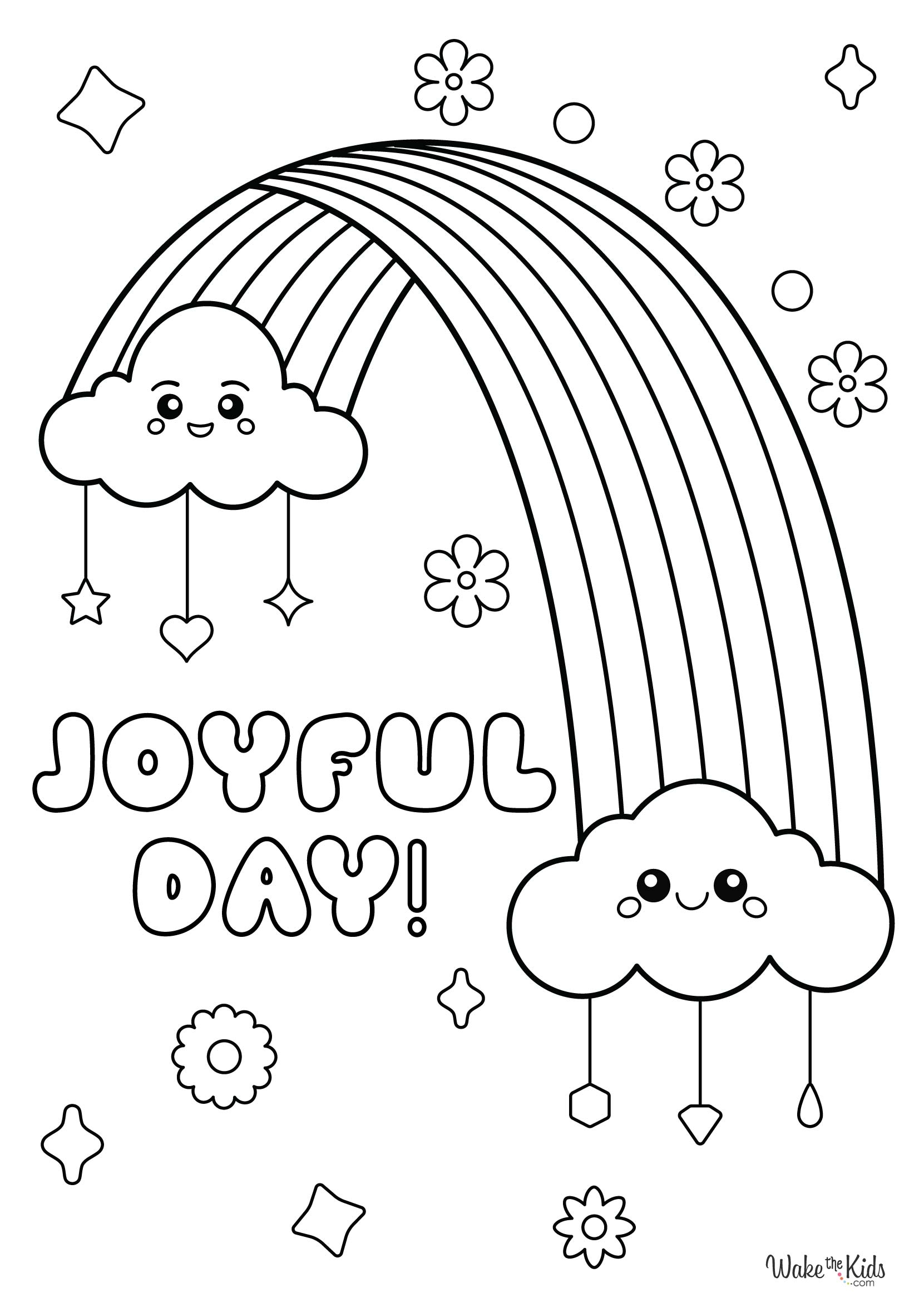 Rainbow Coloring Pages Printable