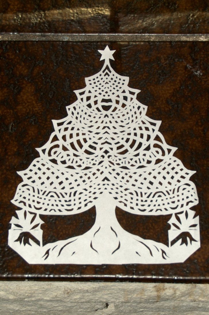 Scherenschnitte Christmas Tree