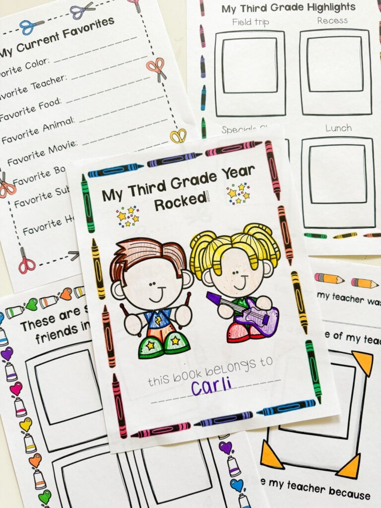 School Themed Printables ABCDee Learning