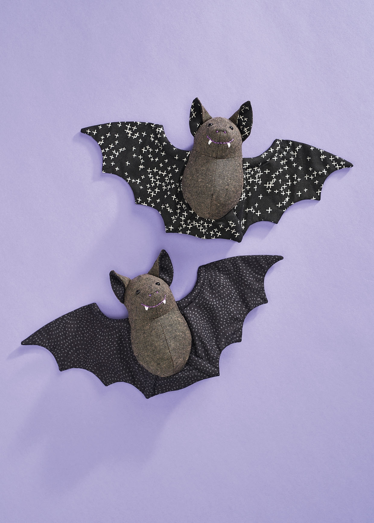 Sew A Spooky Bat Plush Pattern For Halloween Gathered