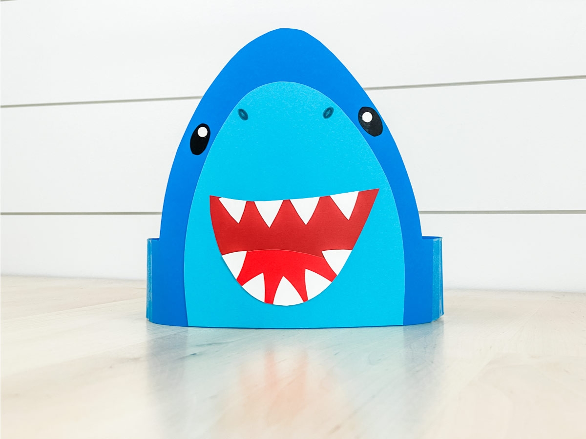 Shark Headband Craft For Kids Free Template Shark Headband Craft For Kids Free Template