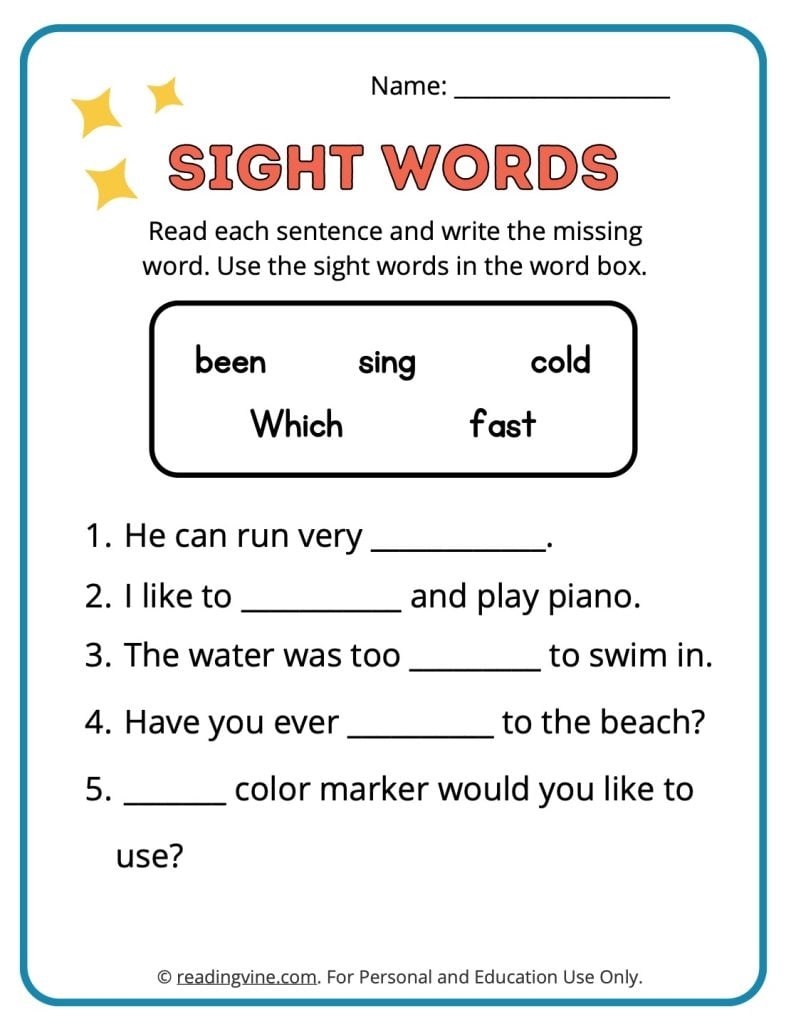 High Frequency Word Spelling Worksheets Free Printables High Frequency Word Spelling Worksheets Free Printables