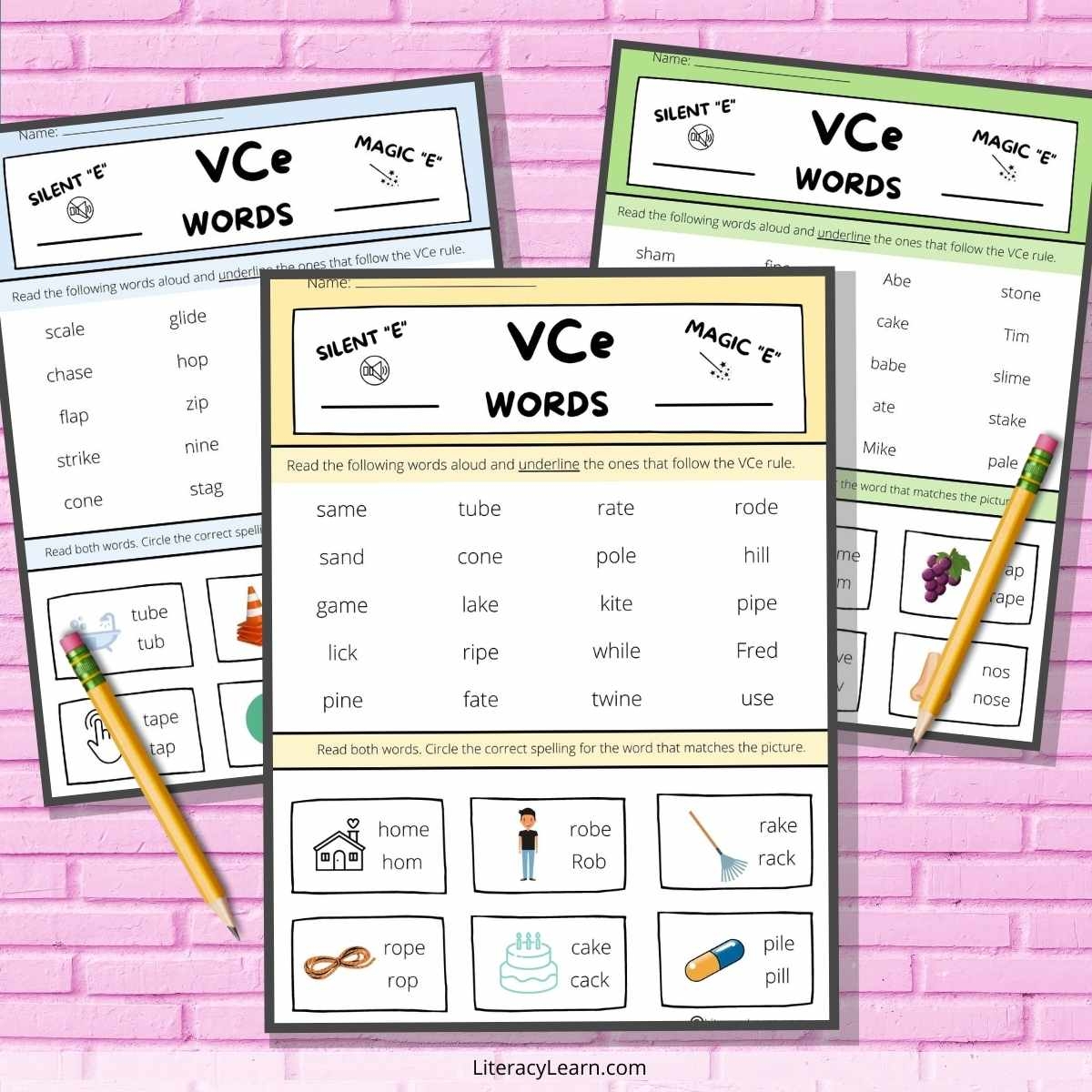 Silent E Worksheets Free Printables Literacy Learn Silent E Worksheets Free Printables Literacy Learn