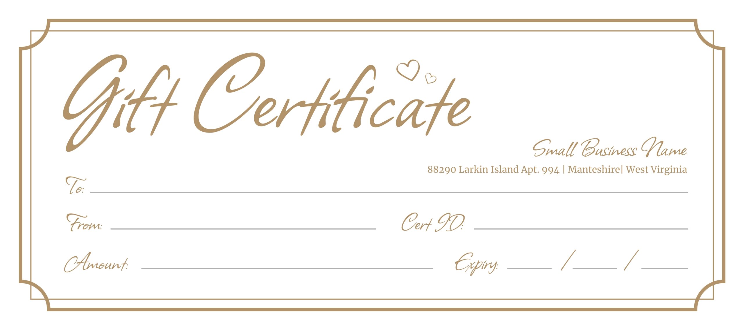 SPA Gift Certificate Free Google Docs Template Gdoc io