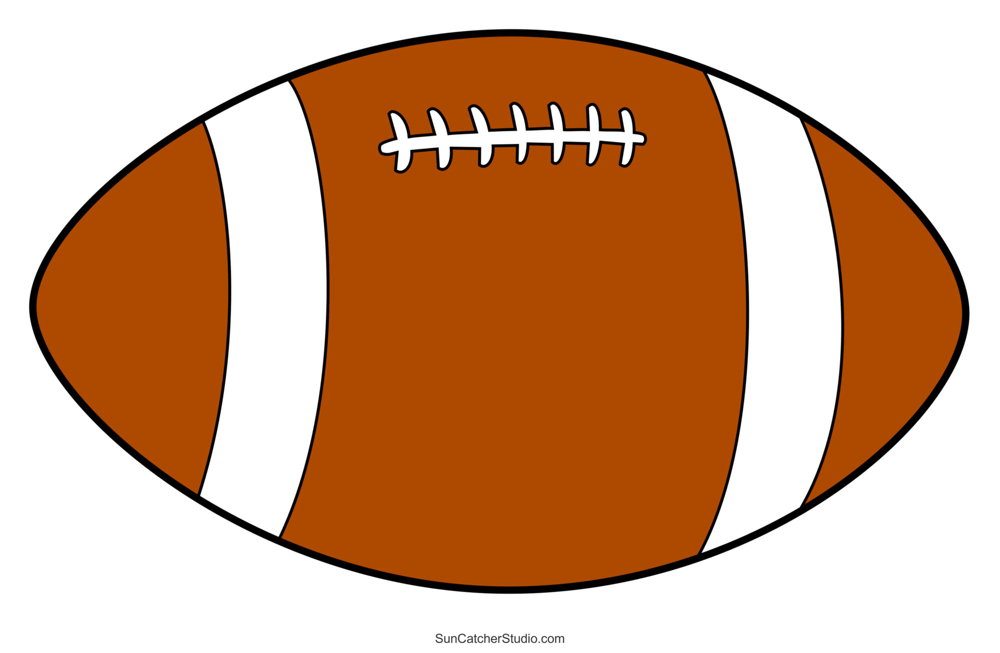 Football Template Printable Free