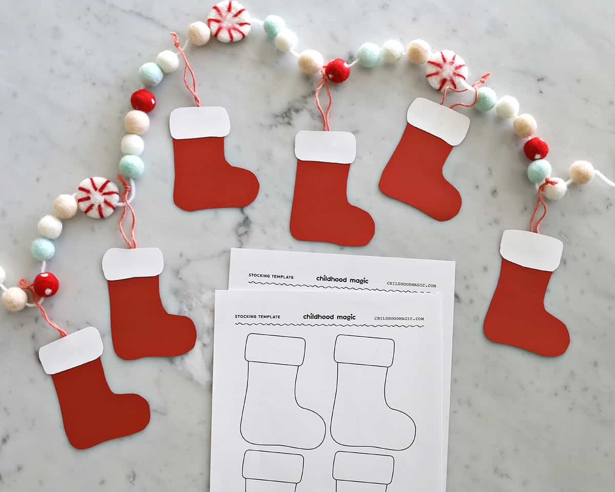 Printable Diy Christmas Stocking Pattern