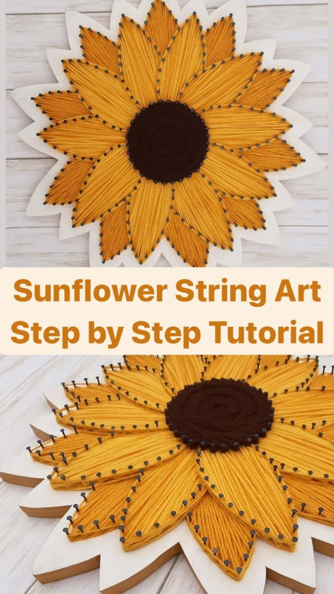 Sunflower String Art Kit Tutorial YouTube Sunflower String Art Kit Tutorial YouTube