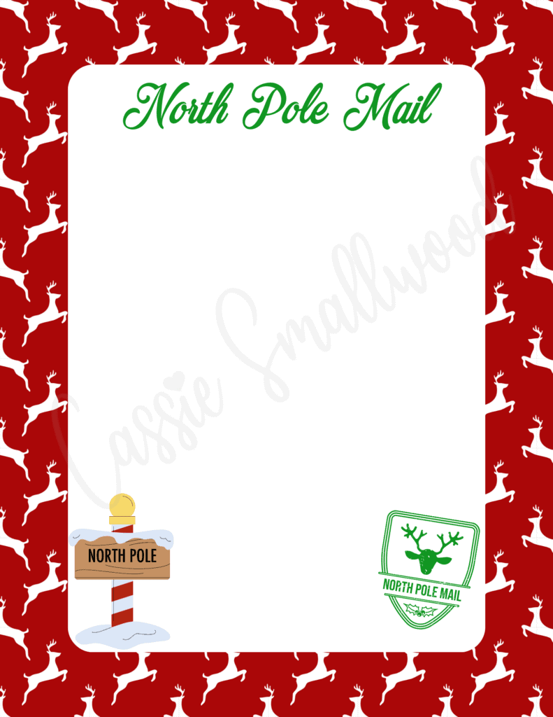 Free Printable Santa Letterhead Templates