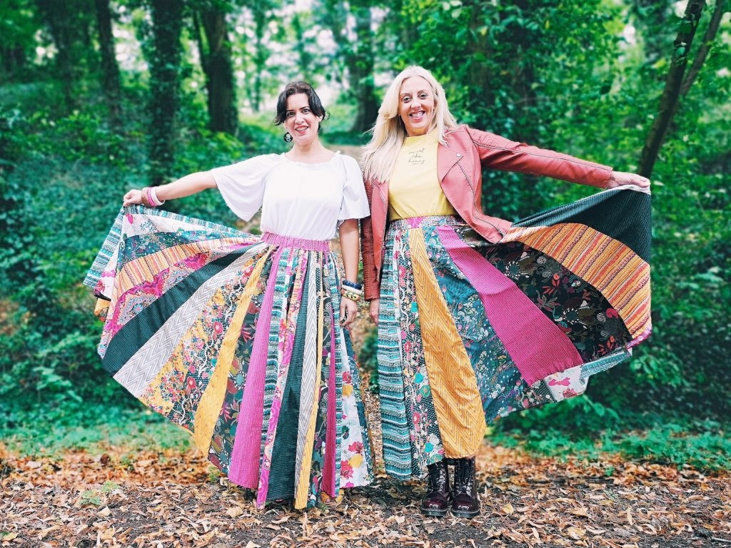 The Stitch Sisters Boho Maxi Skirt DIY Tutorial Sewing Life