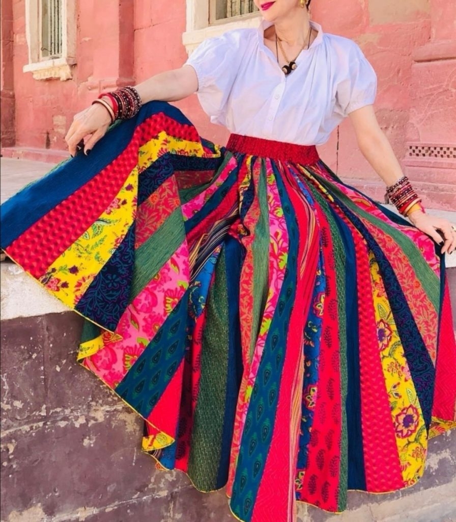 The Stitch Sisters Boho Maxi Skirt DIY Tutorial Sewing Life