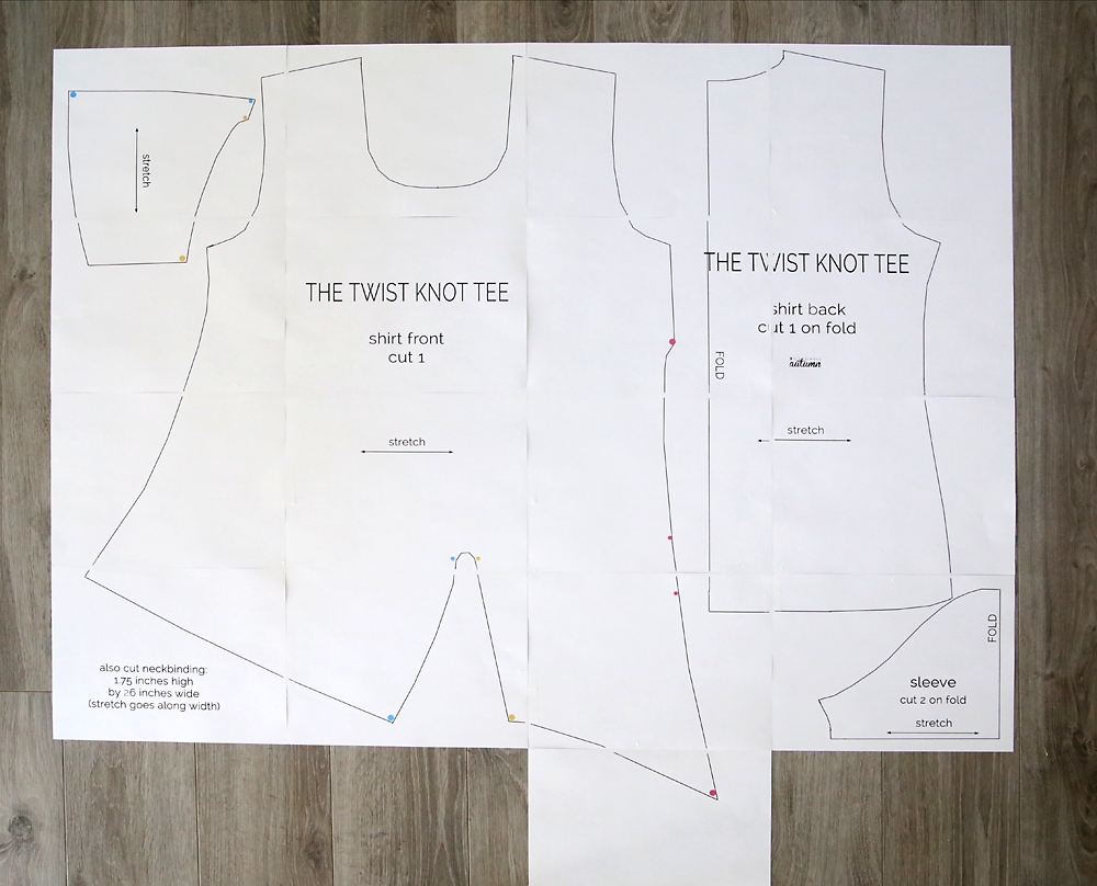 The Twist Knot Tee Free Sewing Pattern It s Always Autumn