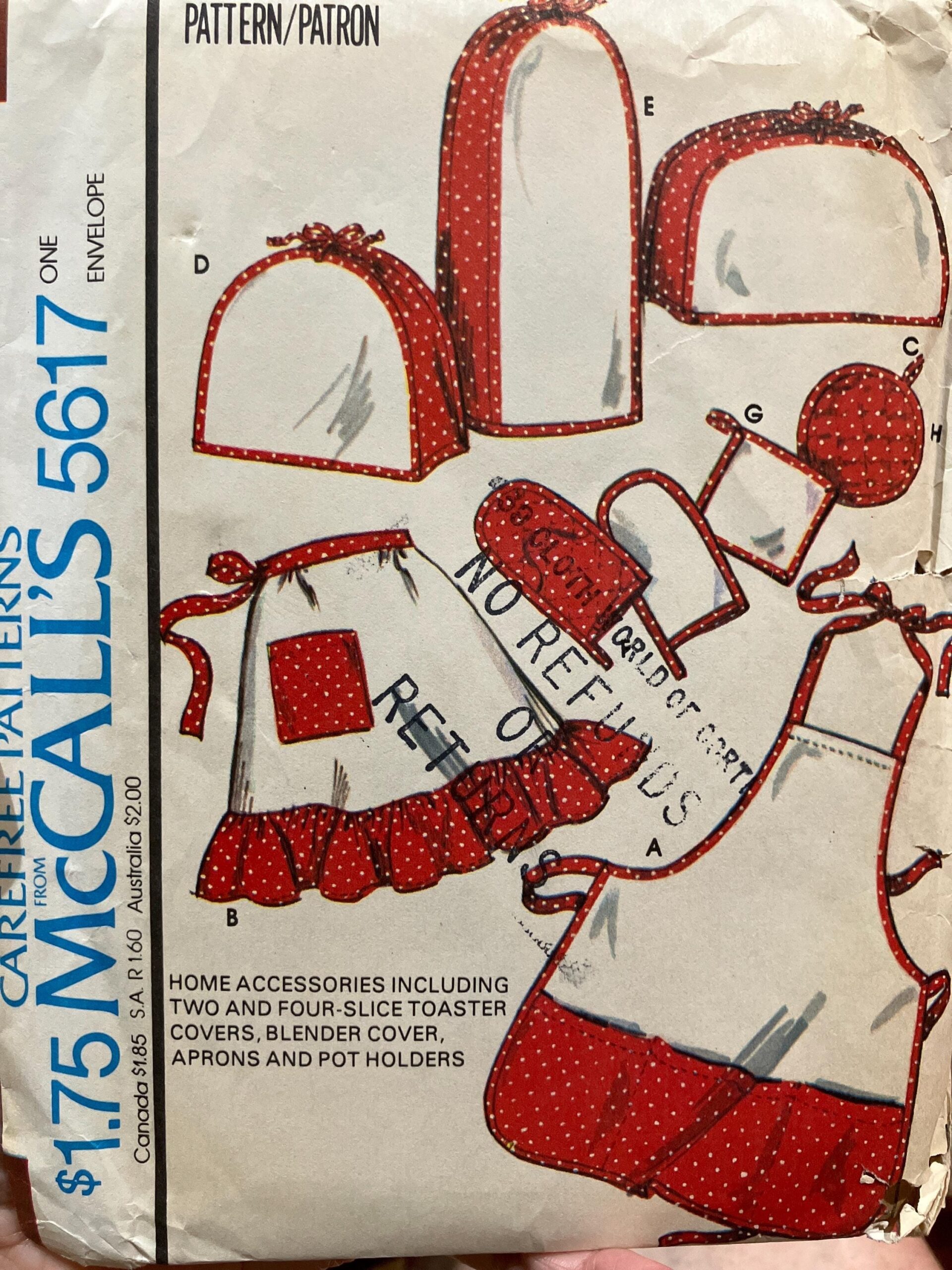 Toaster Cover Free Pattern Etsy