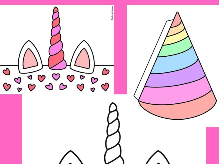 Unicorn Horn Headband Template Free Printable