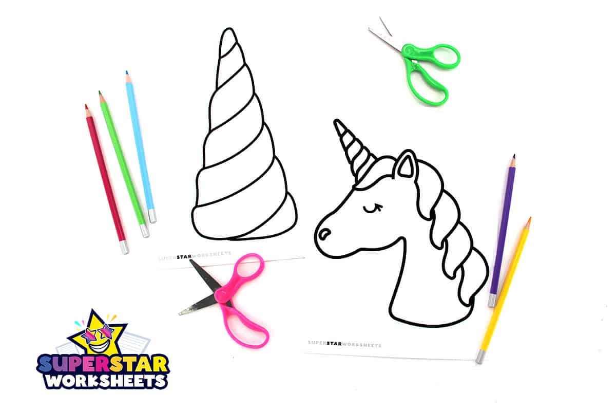 Free Printable Unicorn Horn And Template Free Printable Unicorn Horn And Template