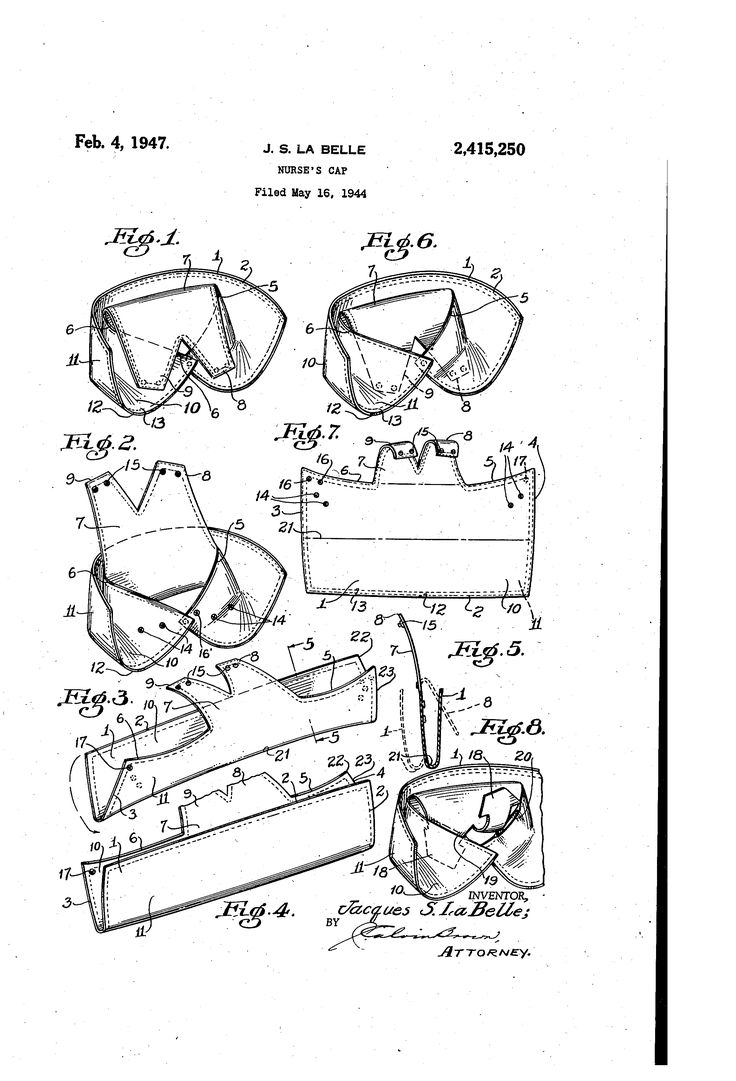 US2415250A Nurse s Cap