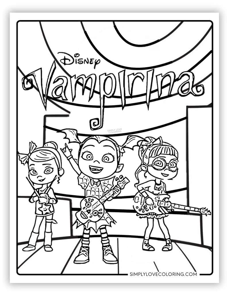 Vampirina Coloring Pages Free PDF Printables Simply Love Coloring Vampirina Coloring Pages Free PDF Printables Simply Love Coloring