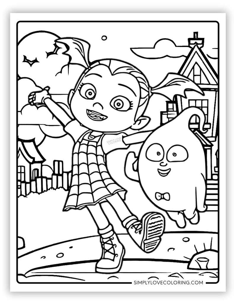 Vampirina Coloring Pages Free PDF Printables Simply Love Coloring Vampirina Coloring Pages Free PDF Printables Simply Love Coloring