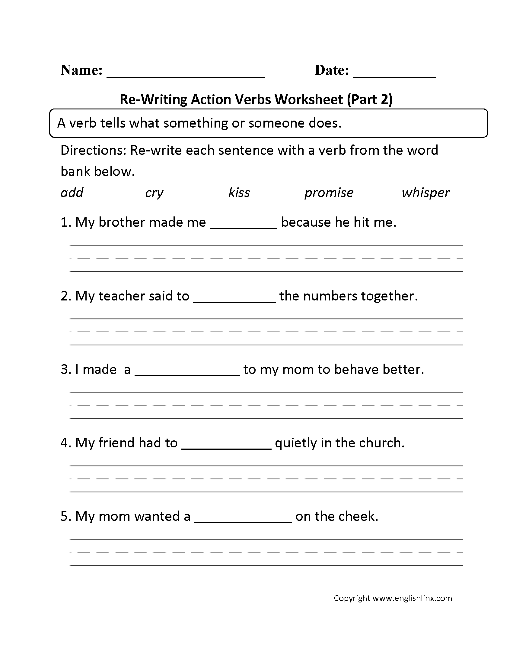 Verbs Worksheets Action Verbs Worksheets Verbs Worksheets Action Verbs Worksheets
