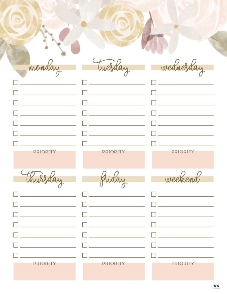 Weekly To Do List Printables 15 Free Lists Printabulls
