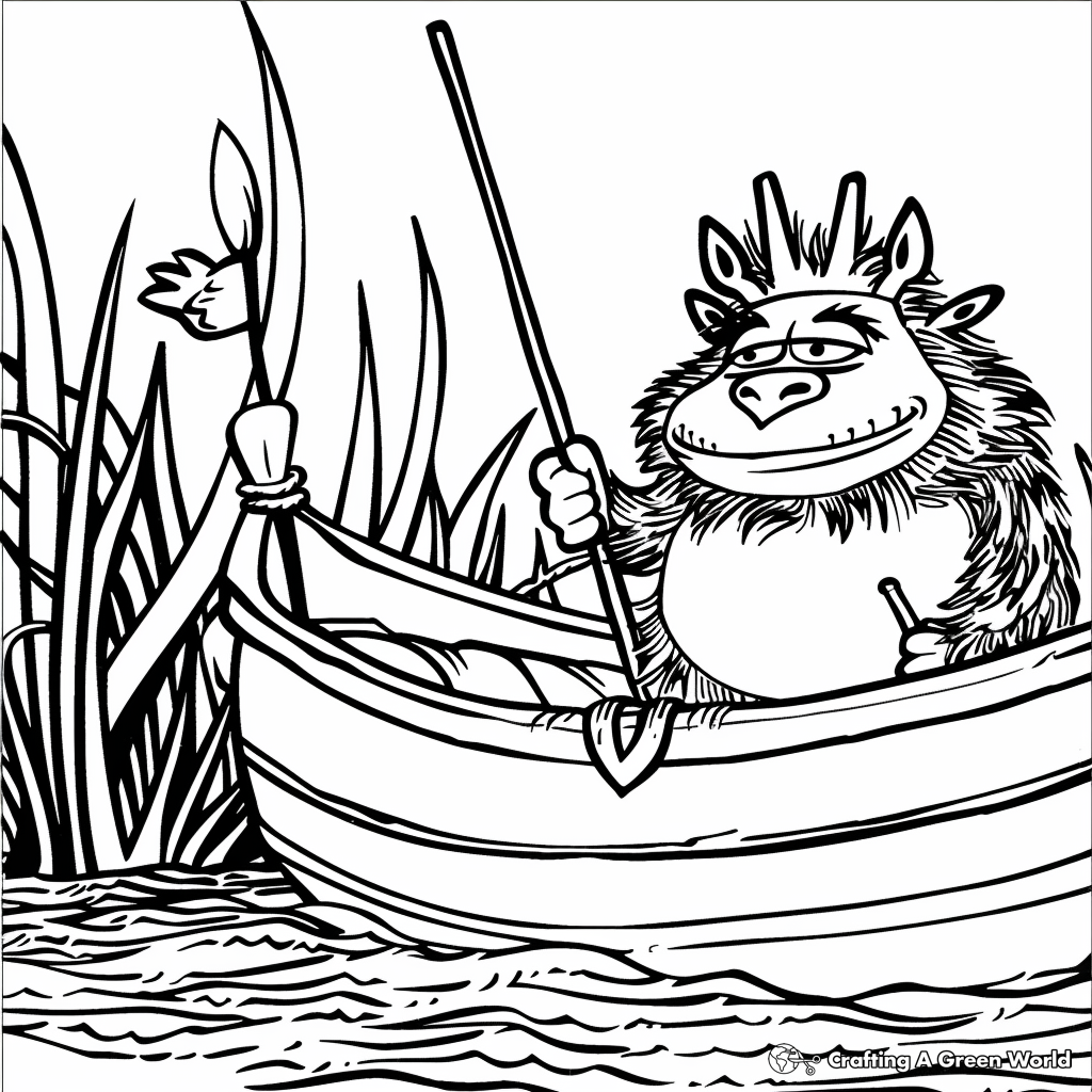 Where The Wild Things Are Coloring Pages Free Printable 