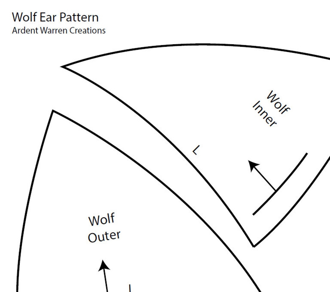 Wolf Ear Pattern For Making Faux Fur Costume Ears Animal Ears Cosplay Etsy Canada Wolf Ear Pattern For Making Faux Fur Costume Ears Animal Ears Cosplay Etsy Canada