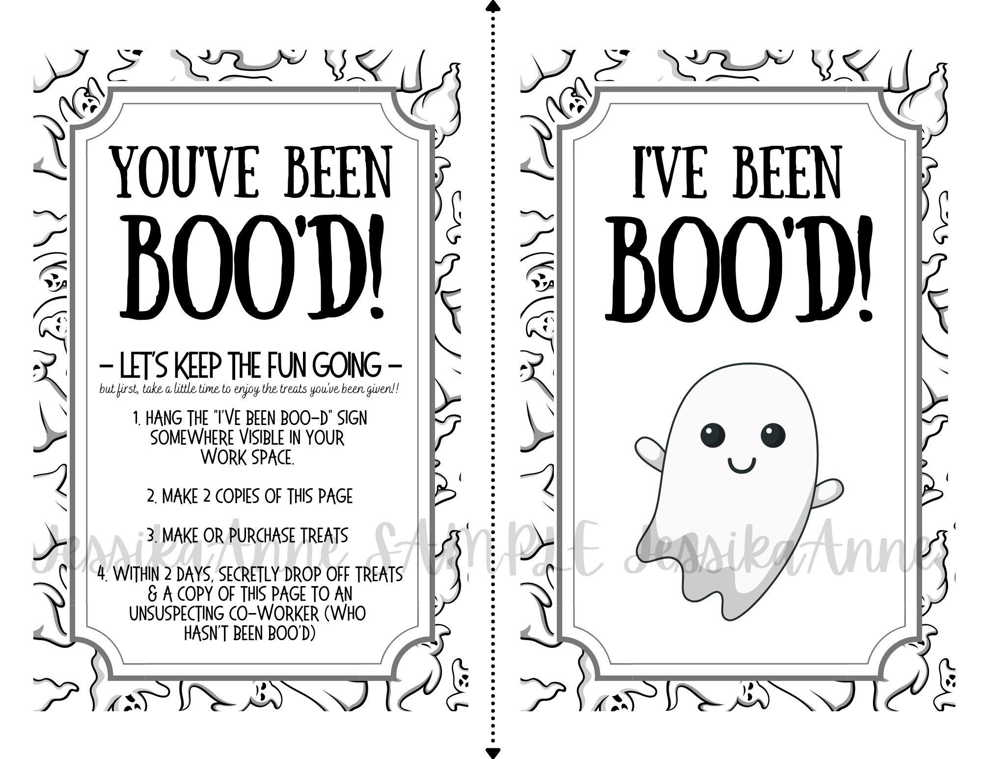 Ive Been Booed Free Printable