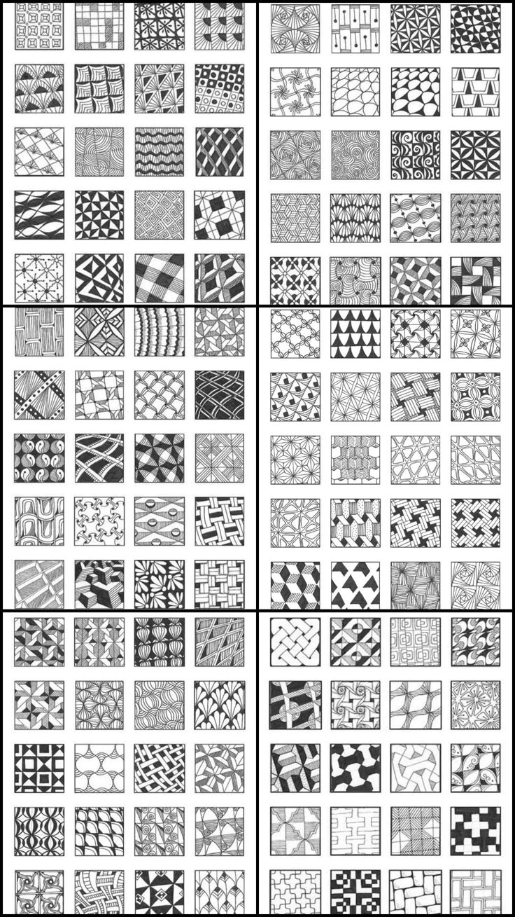 Free Printable Zentangle Pattern Squares Free Printable Zentangle Pattern Squares
